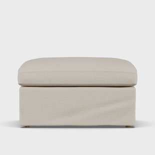 1898 Linnevik voetenbank Same Beige 6670-witgeoliede eiken, met rok