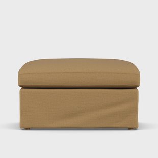 1898 Linnevik voetenbank Same Ochre 6676-witgeoliede eiken, met rok