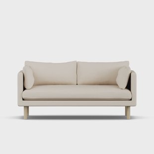 1898 Linnevik sofa Same Beige 6670-witgeoliede eiken, 2-zits