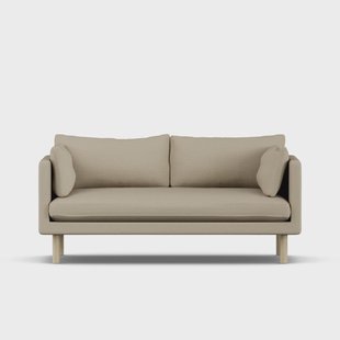 1898 Linnevik sofa Same Sand 6672-witgeoliede eiken, 2-zits