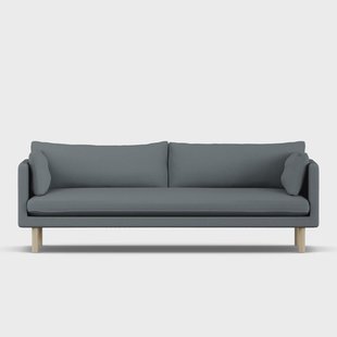 1898 Linnevik sofa Same Blue 6678-witgeoliede eiken, 4-zits