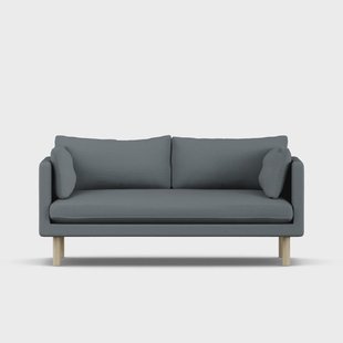 1898 Linnevik sofa Same Blue 6678-witgeoliede eiken, 2-zits