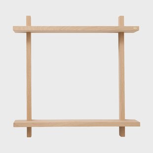 Andersen Furniture Treat wandplank dubbel Oak, 50x12x50 cm
