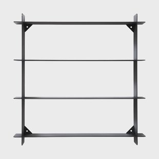 Andersen Furniture Division wandplank Black steel, 45x45x10 cm