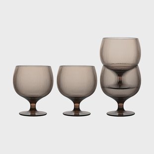 Sagaform Billi wijnglas 35 cl 4-pack Bruin