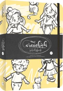 CreaChick Schetsboek YELLOW