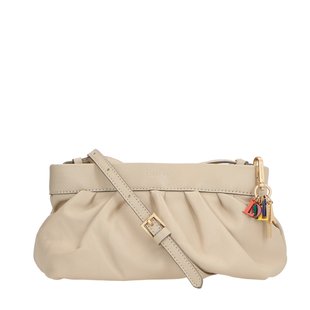 Lou Lou Essentiels crossbody clutch sophie beige gold
