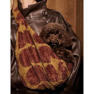 Dogguo Hondentas / kattentas DOT-CARRIER-BROWN/GREEN