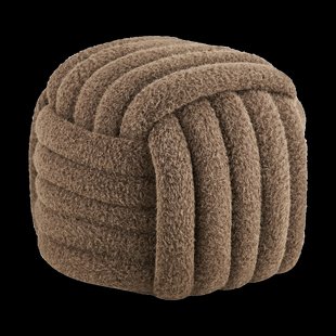 Nanou poef bruin - 48 x 43 cm