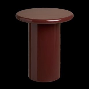 Nelly houten bijzettafel rood - Ø45