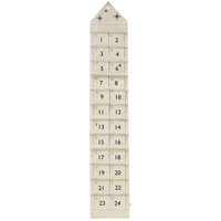 Ferm Living Star Adventskalender - zand - lang