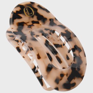 Lenoites Eco-Friendly Flat Hair Clip Nude Leopard