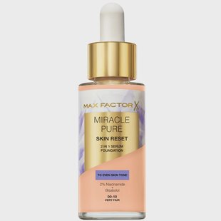 Max Factor Miracle Pure Skin Reset 2 In 1 Serum Foundation 10 Very Fair