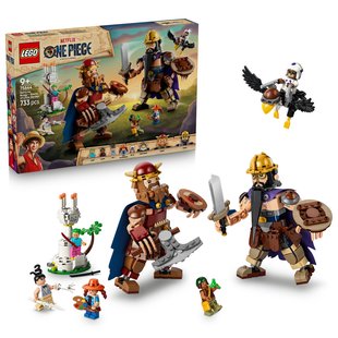 LEGO ONE PIECE - Dorry vs. Brogy – Reuzen van Kleine Gaarde 75644