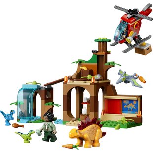 LEGO Jurassic World - Velociraptor, Stegosaurus en Pteranodon redding 77981