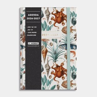 Luxe Schoolagenda 2026-2027 ±A5 Oceaan