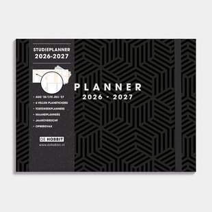 Studieplanner 2026-2027 A5+ Geometrisch
