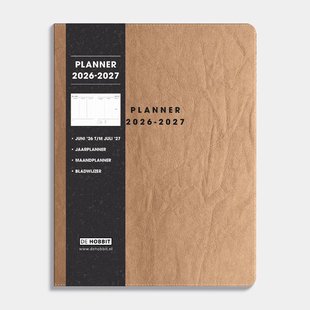 Weekplanner 2026-2027 ±A4 Washed Kraft