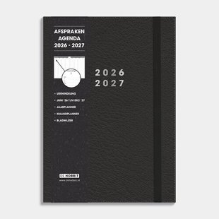 Afsprakenagenda 2026-2027 A4 Lederlook