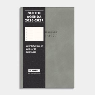 Notitieagenda 2026-2027 A5 Suedelook