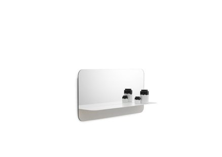 Normann Copenhagen Horizon spiegel - wit - horizontaal