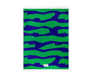 Objekte unserer Tage SEIDEL Deken - emerald/ultramarijn