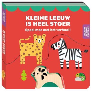 Kleine leeuw is heel stoer