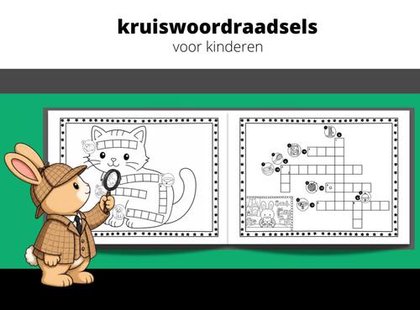 Educatieve kruiswoordraadsels voor kinderen