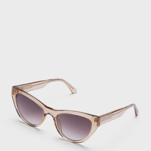 Isabel Bernard La Villette Lucie transparante cat eye zonnebril met bruine glazen voor dames