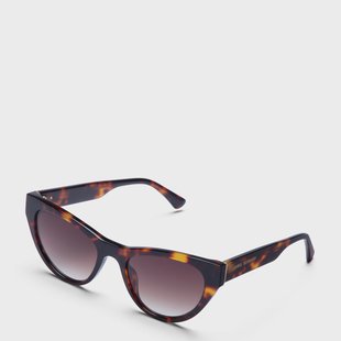 Isabel Bernard La Villette Lucie bruine tortoise cat eye zonnebril met bruine glazen voor dames