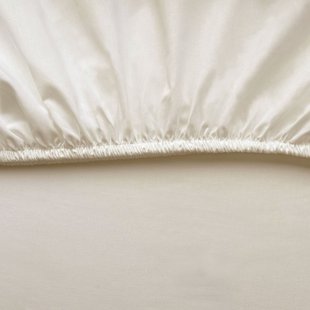 Sale - Kayori Biologisch - Kiyo - Splittopp. Hoeslaken - Tencel-160/200-210-Offwhite