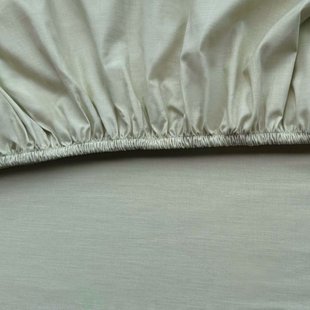 Sale - Kayori Biologisch - Kiyo - Topper Hoeslaken - Tencel - 80-90/200 - Saliegroen