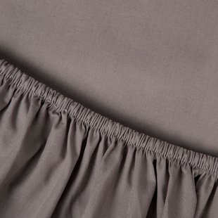 Sale - Kayori Biologisch - Kai - Topper Hoeslaken - Katoen - 180/210-220 - Taupe - Verkoelend Slapen