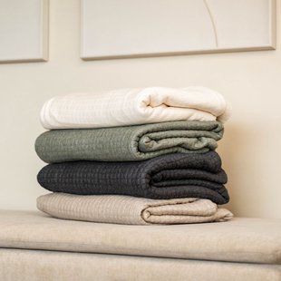 Sale - Kayori - Mofu - Sprei - Tencel - 270/260 - Olijfgroen - Verkoelend Slapen