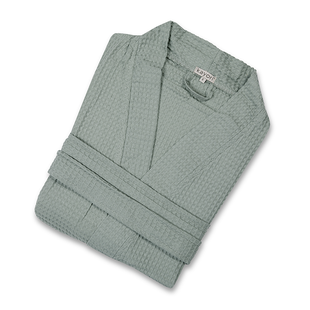 Kayori Geisha - Badjas - Wafel - XL - Lang - Donkergroen