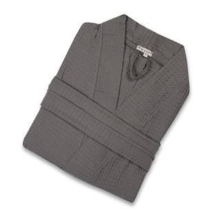 Kayori Geisha - Badjas - Wafel - Lang - S - Antracite