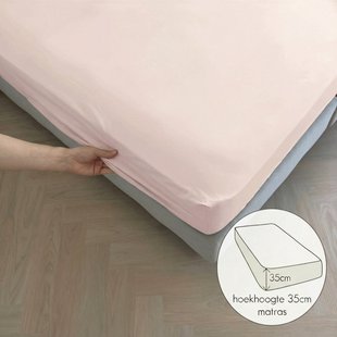 Kayori Biologisch Sota - Hoeslaken - Tencel - 180-200/200-220 - Nude - Verkoelend Slapen
