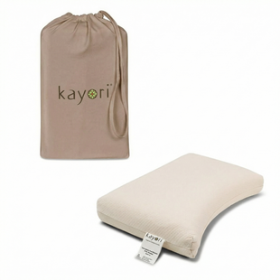 Kayori - Sota - Kussensloop 10cm 2 stuks - 40x60 - Taupe - Verkoelend Slapen