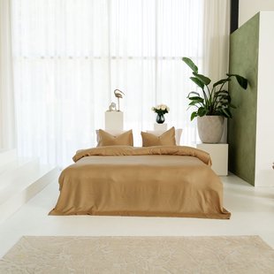 Kayori Shan - Dekbedovertrek - TENCEL™ Lyocell - 200/200-220 - Goud - Verkoelend Slapen