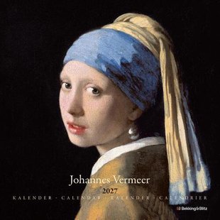 Vermeer mini maandkalender 2027