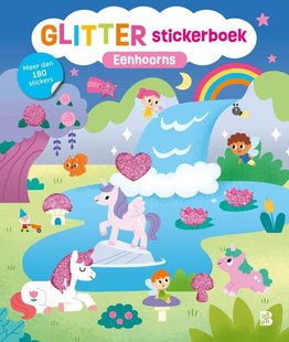 Glitterstickerboek: Eenhoorns