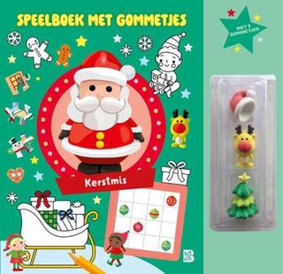 Speelboek met gommetjes: Kerstmis