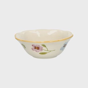 Kom, steengoed, viooltjes, &Oslash;12,5 cm