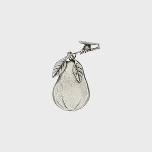 Tafelkleedhanger, metaal, peer, 3 x 5,5 cm
