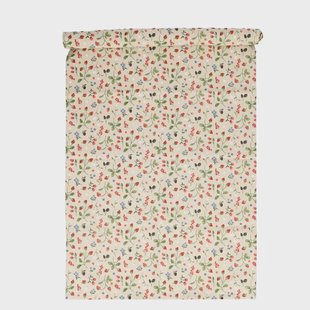 Tafelloper, GOTS bio-katoen, rood fruit, 50 x 145 cm
