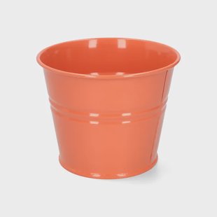 Bloempot, zink, abrikoos, &Oslash;14,5 cm