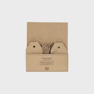 Cadeaulabels, papier, 20 stuks