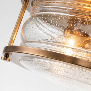 Ashland Bay badkamer plafondlamp Ø30,5 cm, messing, IP44 Quintiesse - Metaal - Rond