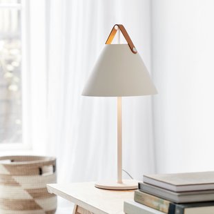Strap tafellamp White DFTP by Nordlux - Woonkamer - Scandinavisch - Metaal - Met lampenkap