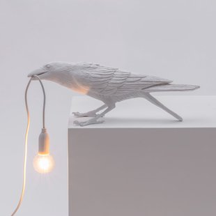 Bird Lamp Playing Tafellamp Wit SELETTI - Woonkamer - Designer - Kunststof